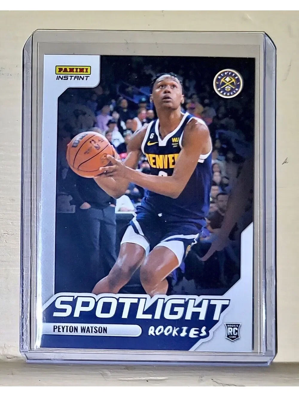 Peyton Watson 2022-23 Panini NBA #30 Spotlight Rookies Card 1/965